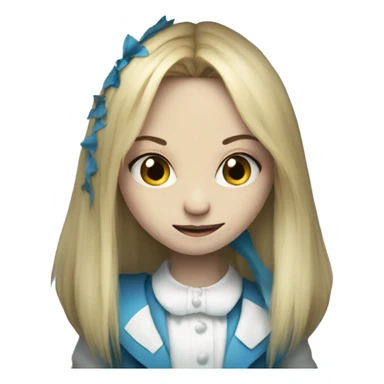 Alternative Emo, Alice In Wonderland sticker