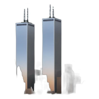 World Trade Center twin towers sticker