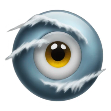 Hurricane eye sticker