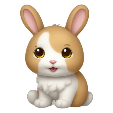 Doudou lapin sticker