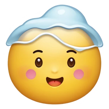 KR 이 있는 네모난 파란색 배경의 이모지 재작해줘 sticker