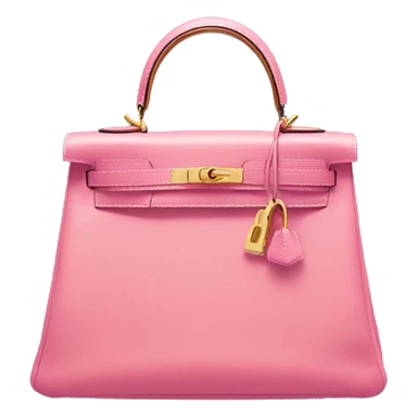 Hermès pink Kelly bag sticker