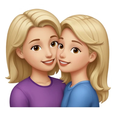 Someone kissing a girl  sticker