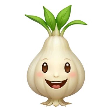 happy garlic sticker