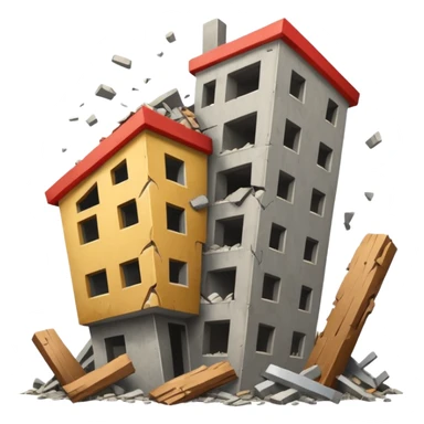 Kong smashing a house sticker