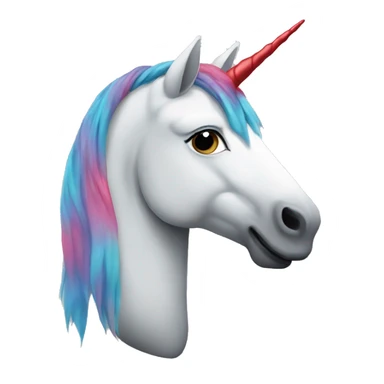 Unicorn with red hoodie  sticker