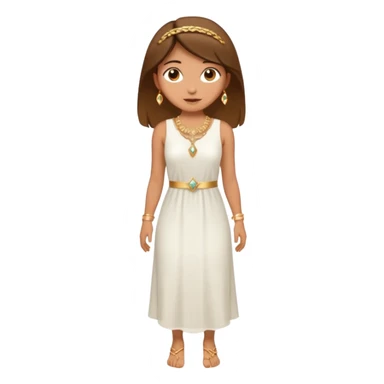 vestimenta himilce en cuerpo entero sticker