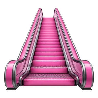 pink escalator sticker