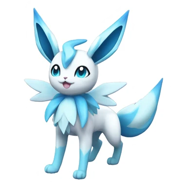 Sylveon-Glaceon full body sticker