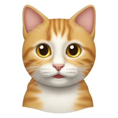 katze lieb verwundert sticker