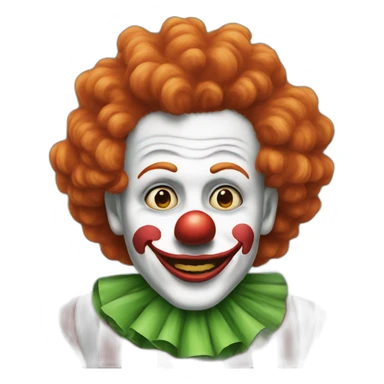 Payaso verde sticker