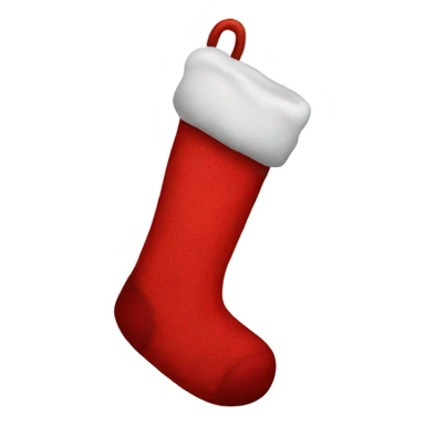 red christmas sock sticker