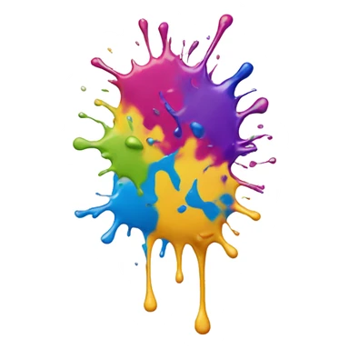 paint splatter  sticker