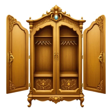 the lady who was turned into a wardrobe by magic, a character from the fairy tale Beauty and the Beast sticker