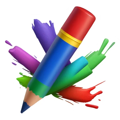 Crayon sticker