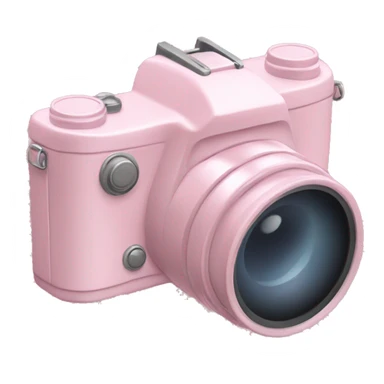 Pastel pink digicam sticker
