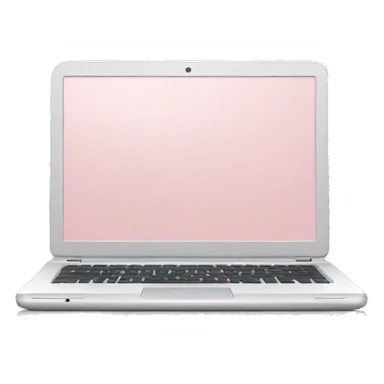Light pink laptop sticker