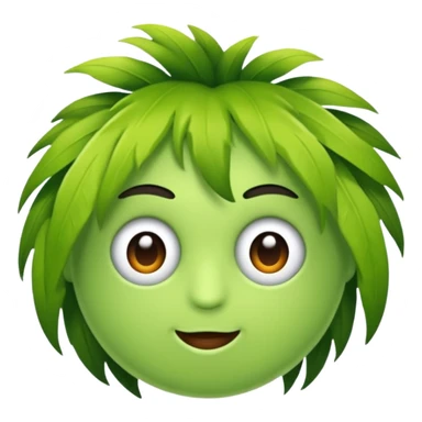 grüne feder ohne gesicht !!!! sticker