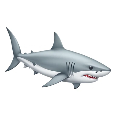 Tiburón con nikes  sticker