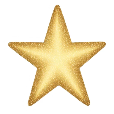 a twinkling star sticker