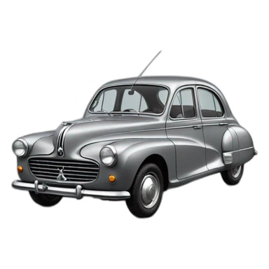 1 Peugeot 203 cars grey sticker