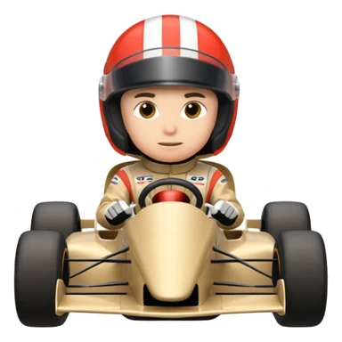 Formula racer sticker