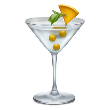 Dry martini with a twist  sticker