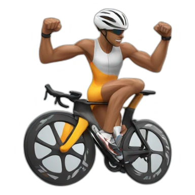 triathlete sticker