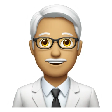 man in a suit with documents sticker