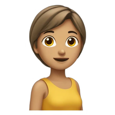 Une fille embrasse un mec sticker