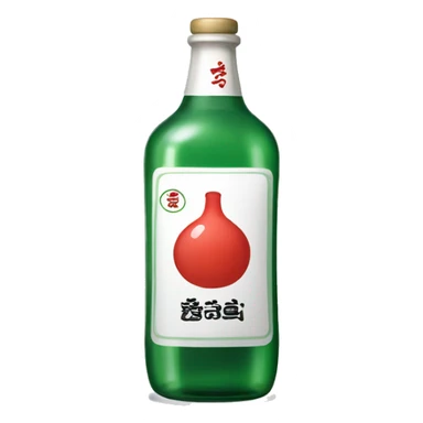 bottle of soju sticker