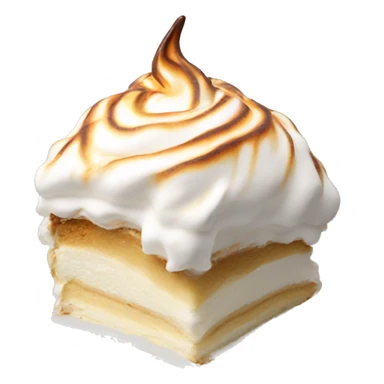 Baked Alaska dessert sticker