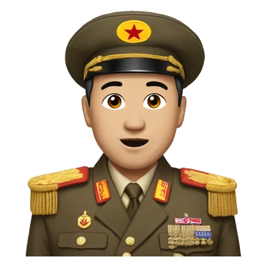 North Korea leader sticker