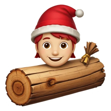 look for tio de nadal in catalan tradition and make an emoji out of it sticker