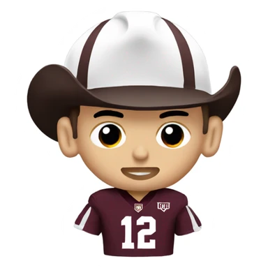 Johnny Manziel in Texas A&M uniform  sticker