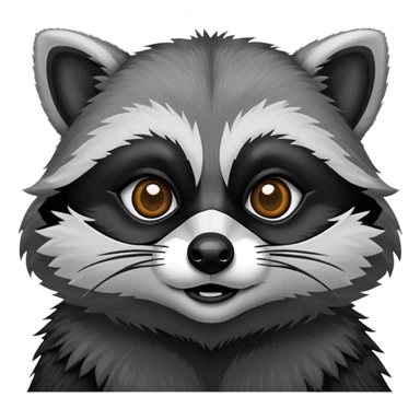 2 raccoons sticker