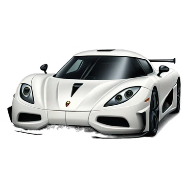 fantasma de Koenigsegg  sticker