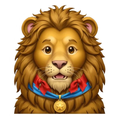 Wizard of oz lion  sticker