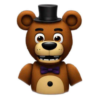 five nights at freddy's bear sticker