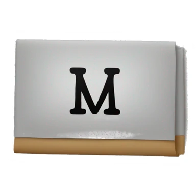 Letter m sticker