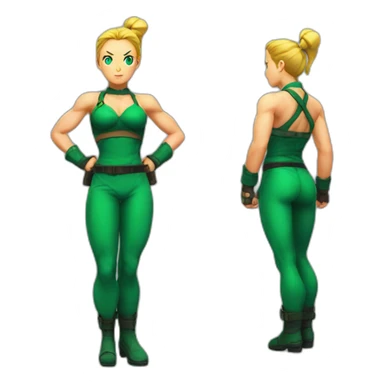 Cammy street fighter sticker