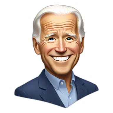 Smiling Joe Biden sticker