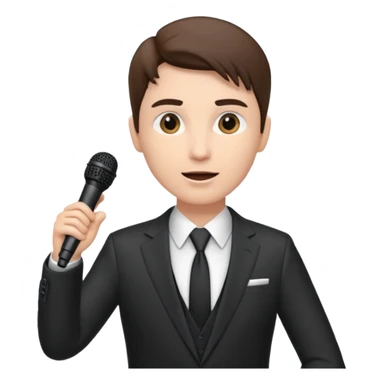 presenter on stage sticker
