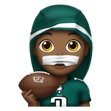woma nfl eagles fan sticker