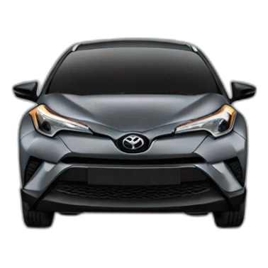Toyota chr dark grey sticker