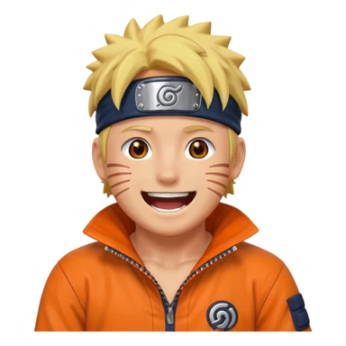 Laugh out loud  naruto sticker