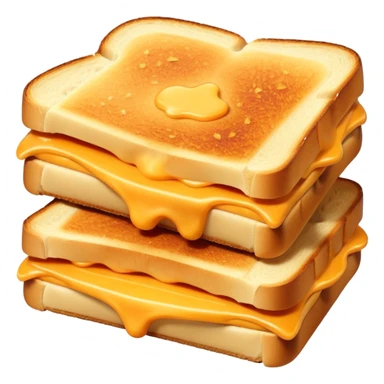 A grilled cheese. sticker
