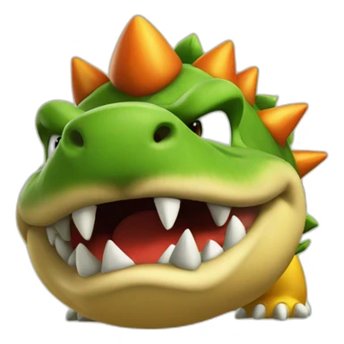 Bowser super mario bros sticker