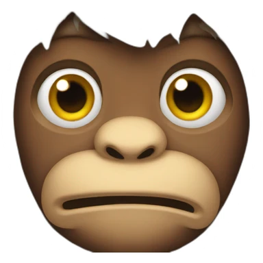 critical monkey sticker