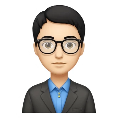 TEACHER LIGHT SKIN BLACK HAIR FULL BODY sticker